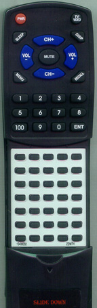 ZENITH 124-00032 replacement Redi Remote