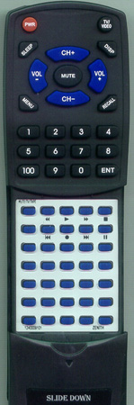 ZENITH 124-00091-01 12491 replacement Redi Remote