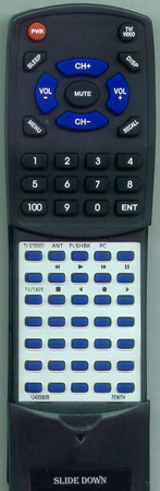 ZENITH 124-00093B 12493B replacement Redi Remote