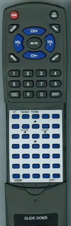 ZENITH 124-00206-01 SC3490 replacement Redi Remote