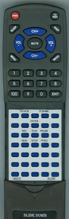 ZENITH 124-00210-01 MBC4050 replacement Redi Remote