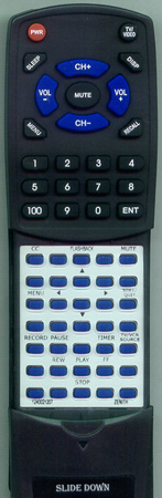ZENITH 124-00212-07 replacement Redi Remote