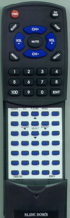 ZENITH 124-00213-23 SC3492 replacement Redi Remote