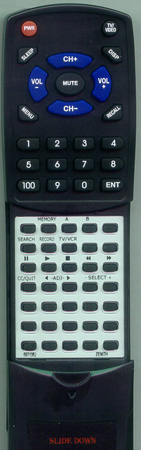 ZENITH 597-106J MBR335004 replacement Redi Remote