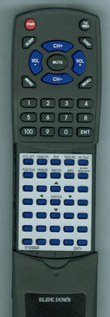 ZENITH 6710V00042R SC3261 replacement Redi Remote
