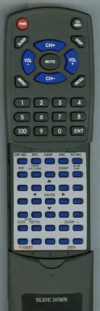 ZENITH 6710V00092T SC411 replacement Redi Remote