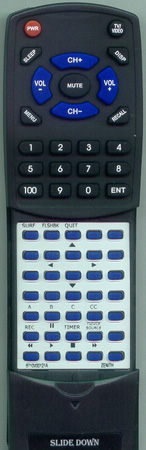 ZENITH 124-00110-01 124110 replacement Redi Remote