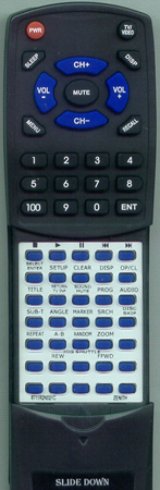 ZENITH 6711R2N021C replacement Redi Remote