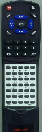 ZENITH 6711R1N015B replacement Redi Remote
