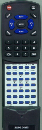 ZENITH 924-10037 R35A09 replacement Redi Remote