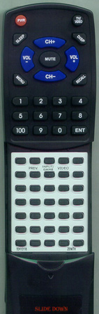 ZENITH 924-10116 R43A02 replacement Redi Remote
