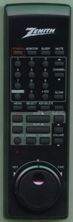 ZENITH UREMT34SR001 Genuine  OEM original Remote