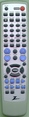 ZENITH 6710RCAG01B Genuine OEM original Remote