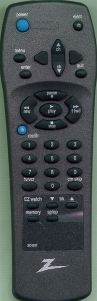 ZENITH 6711R1N038A Refurbished Genuine OEM Original Remote