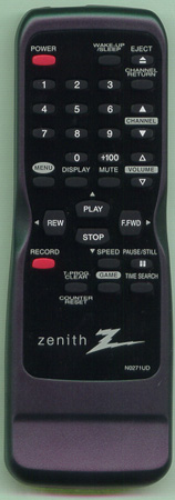 ZENITH N0271UD Genuine OEM original Remote