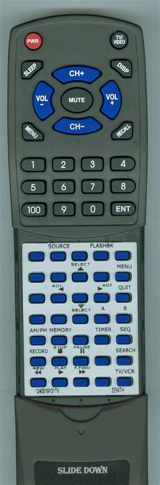 ZENITH 124-00191-01 replacement Redi Remote