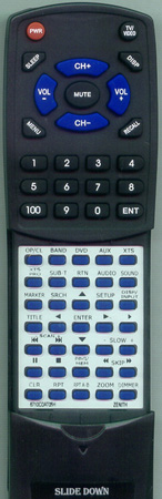 ZENITH 6710CDAT05H replacement Redi Remote