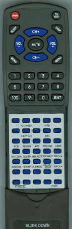 ZENITH 6710V00126Z 6710V00126Z replacement Redi Remote