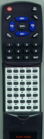 ZENITH 6711R1N112A replacement Redi Remote