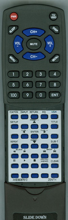 ZENITH AKB36087610 replacement Redi Remote