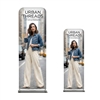 Replacement Double Sided Fabric Print for 2' Straight Tube Banner Display