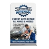 Replacement Fabric Print for 4' Straight Tube Banner Display