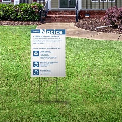 Coroplast Lawn Sign 4mm - 18" x 24"