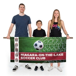 Custom Fabric Parade Banner - 10'X1'
