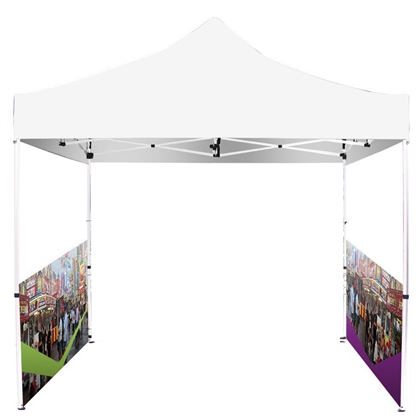 Printed Full-Colour Canopy Tent SIDE WALLS with Rails