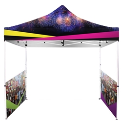 Printed Full-Colour Canopy Tent with Side Walls