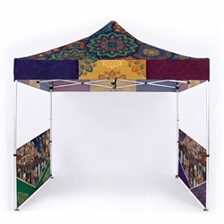 Printed Full-Colour Canopy Tent with Side Walls