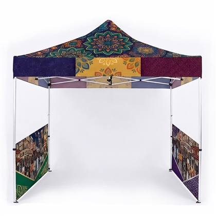 Printed Full-Colour Canopy Tent with Side Walls