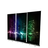 33" Roll Up Retractable Banner Stand wall