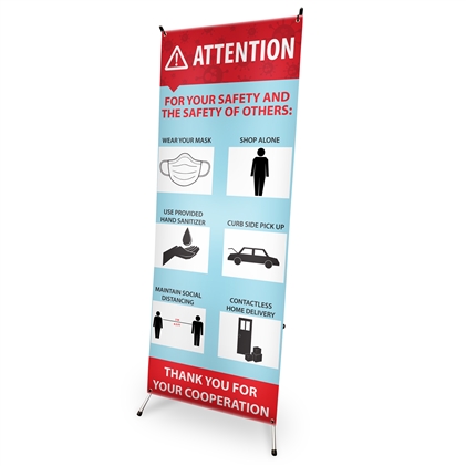 24" X Banner Stand