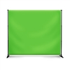 Telescopic HD Stand w Green Screen Fabric Print