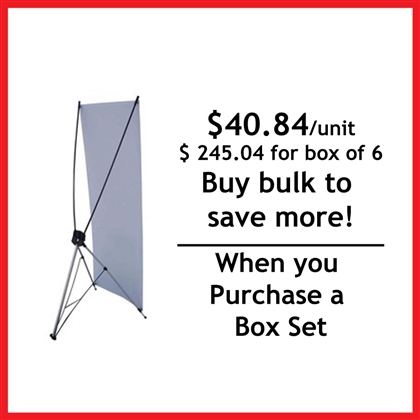 48" X Banner Stand