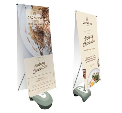 24" Double Sided Outdoor X Banner Stand