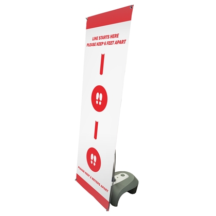24" Outdoor X Banner Stand