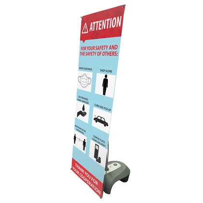 24" Outdoor X Banner Stand