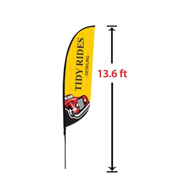 MEDIUM FEATHER FLAG KIT