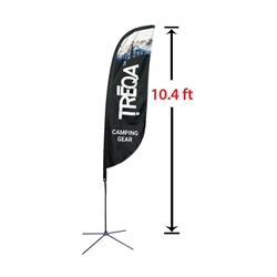 SMALL FEATHER FLAG KIT 10'