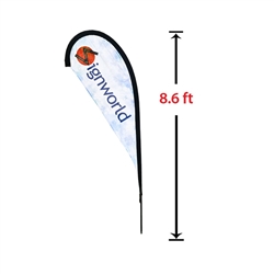 Tear Drop Flags Banner Stand Small