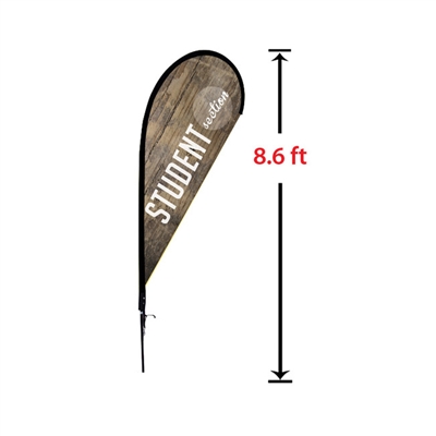 Tear Drop Flags Banner Stand Small