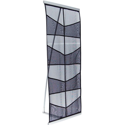 8-Pocket Mesh Portable Literature Stand for Trade Shows