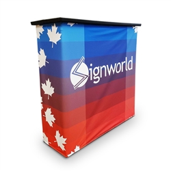 3 Ft Pop Up Counter Display with Fabric Print