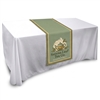 6ft x 2ft Polyester Fabric Table Runner with Full Colour Graphic