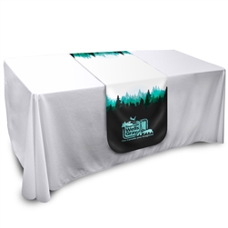6ft x 2ft Round Table Runner with Full Colour Graphic