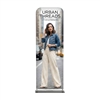 2' Straight Tube Banner Display with fabric print