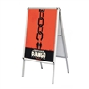 A-Frame Snap-Open Sidewalk Poster Stand Easel