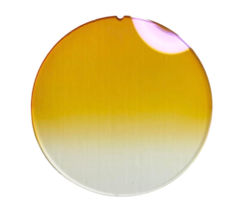 Gradient Amber Transition Grey AR Gold Lenses